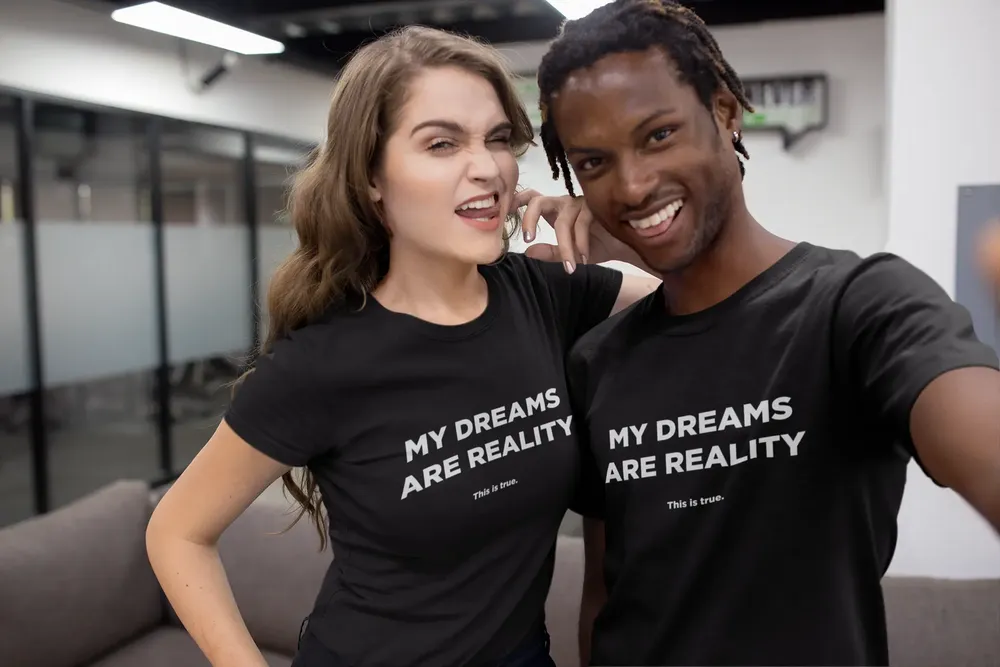 Dreams Into Reality Premium Women's T-shirt image 26