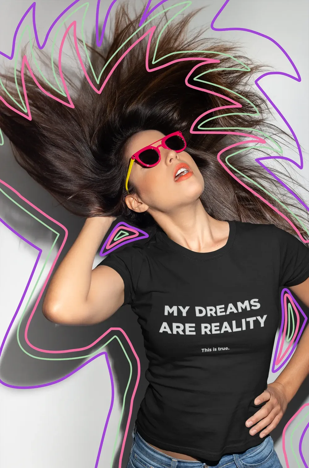 Dreams Into Reality Premium Women's T-shirt image 28
