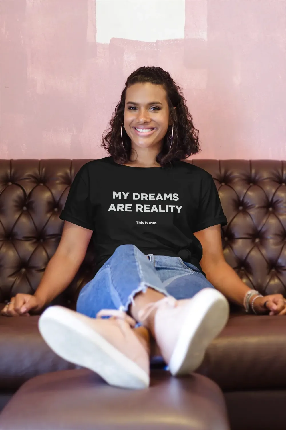 Dreams Into Reality Premium Women's T-shirt image 32