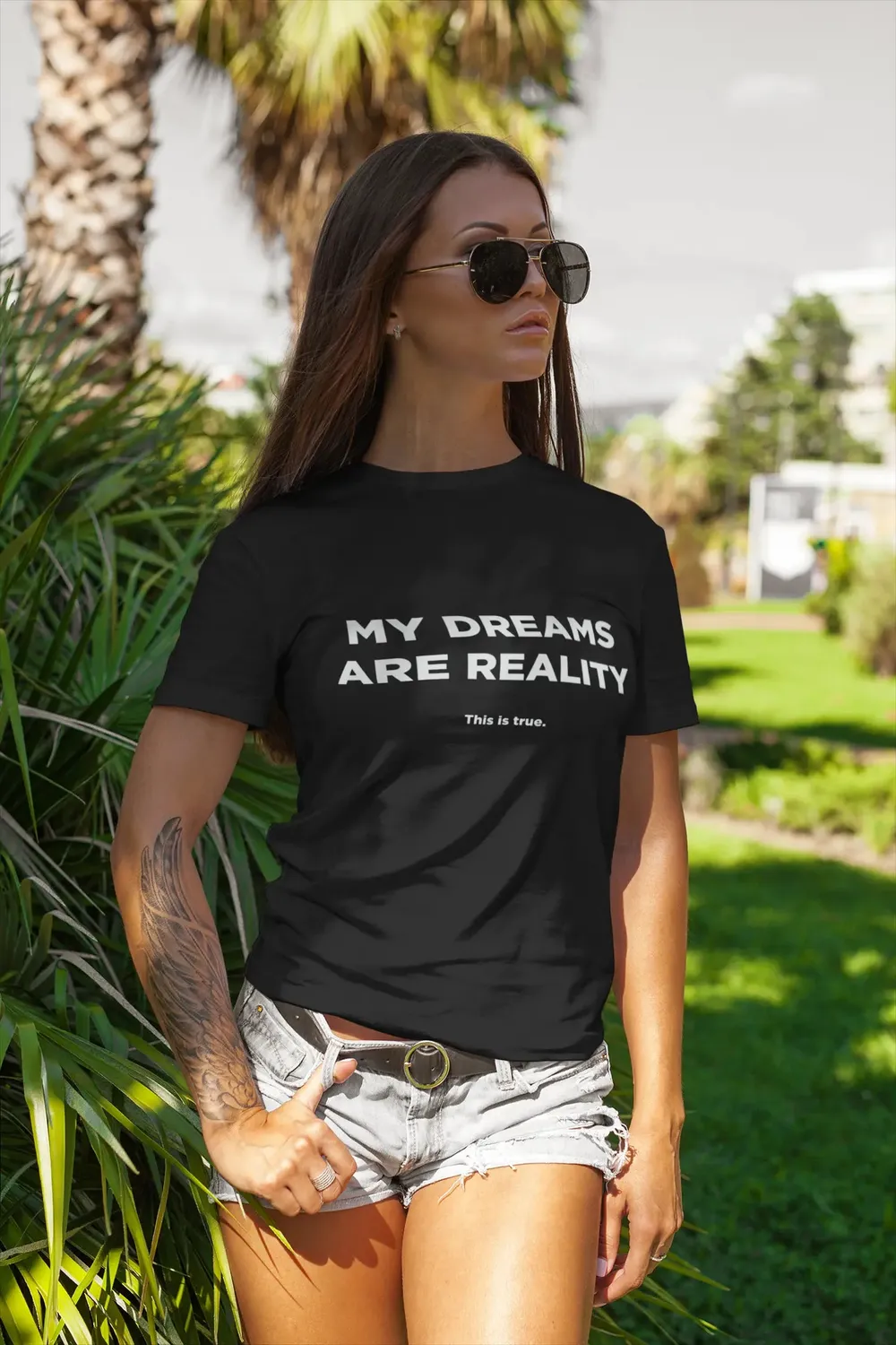Dreams Into Reality Premium Women's T-shirt image 34