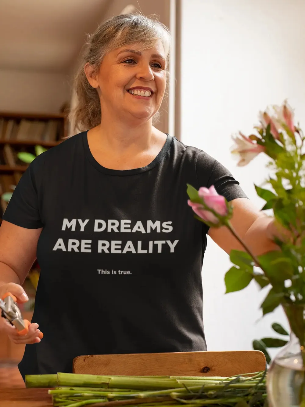 Dreams Into Reality Premium Women's T-shirt image 39