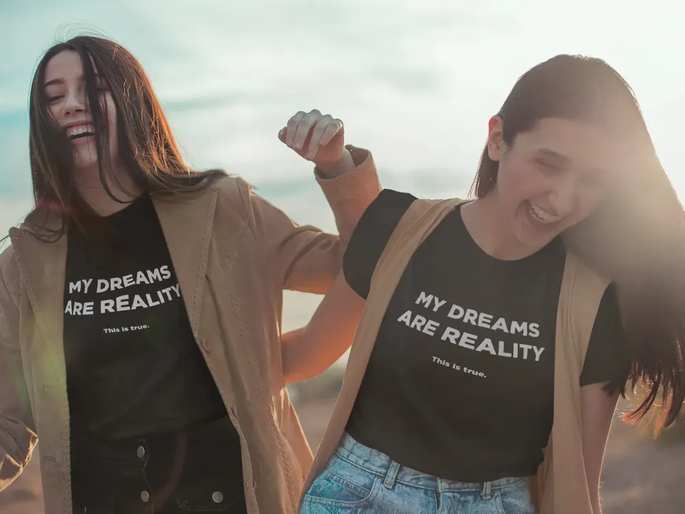 Dreams Into Reality Premium Women's T-shirt image 43