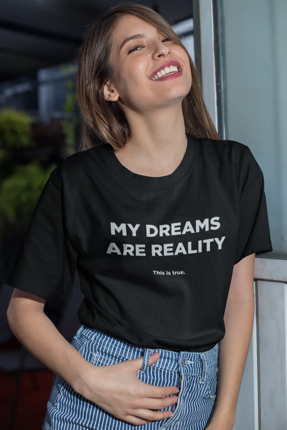 Dreams Into Reality Premium Women's T-shirt image 52