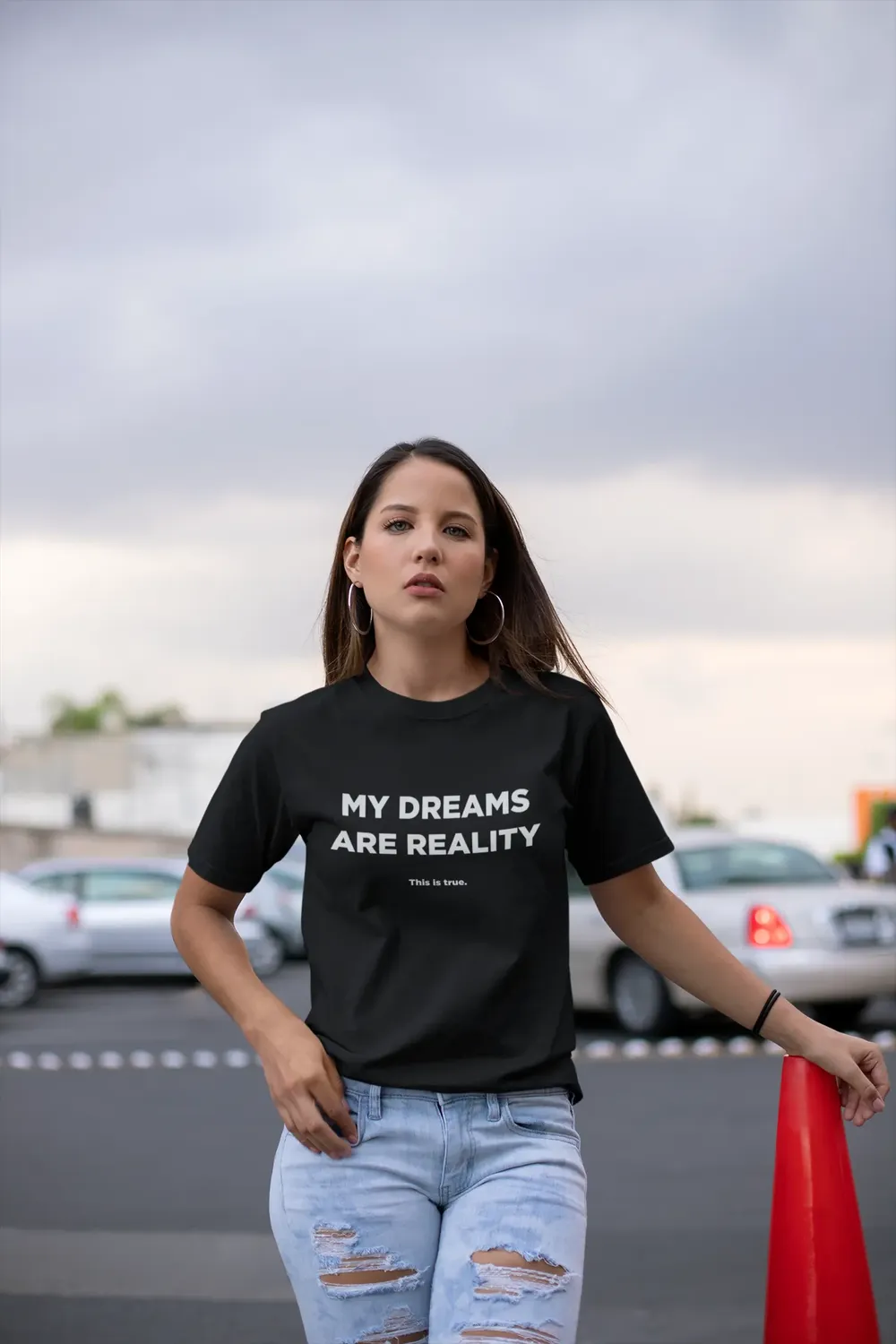 Dreams Into Reality Premium Women's T-shirt image 53