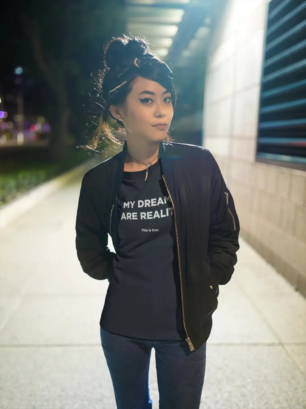 Dreams Into Reality Premium Women's T-shirt image 54