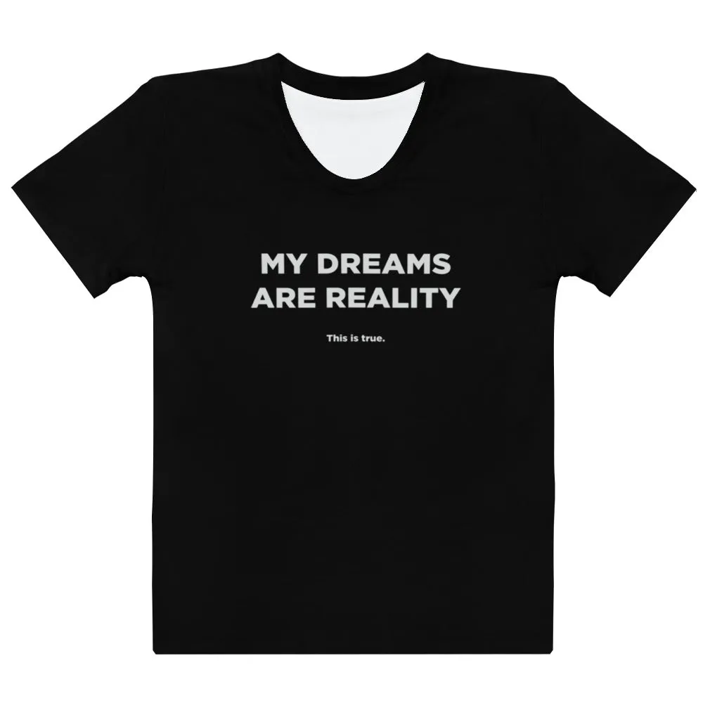 Dreams Into Reality Premium Women's T-shirt image 55
