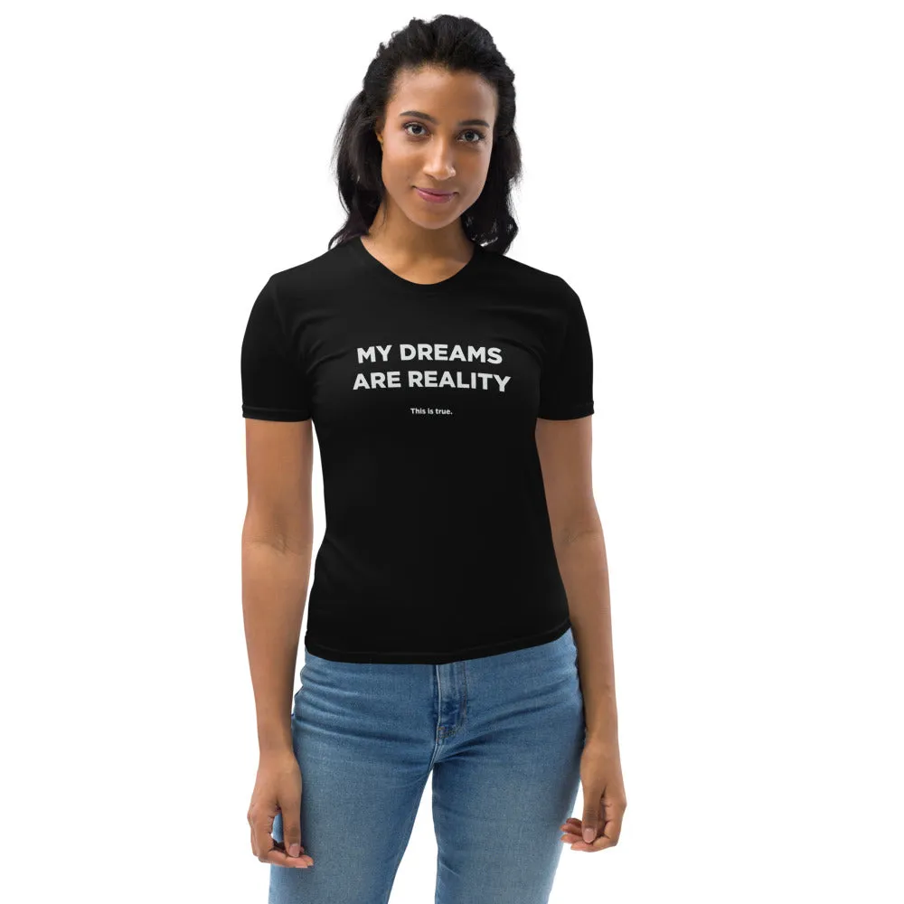 Dreams Into Reality Premium Women's T-shirt image 57