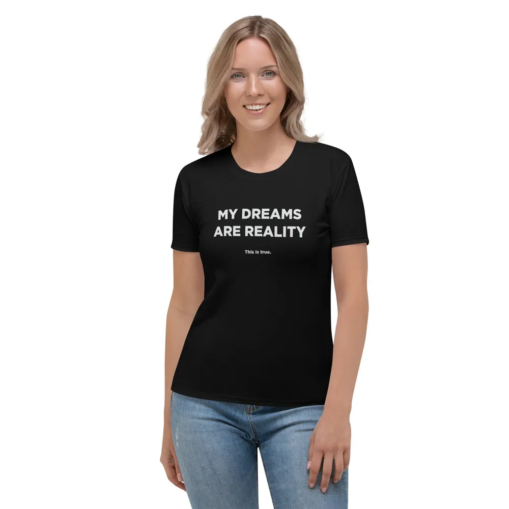 Dreams Into Reality Premium Women's T-shirt image 58
