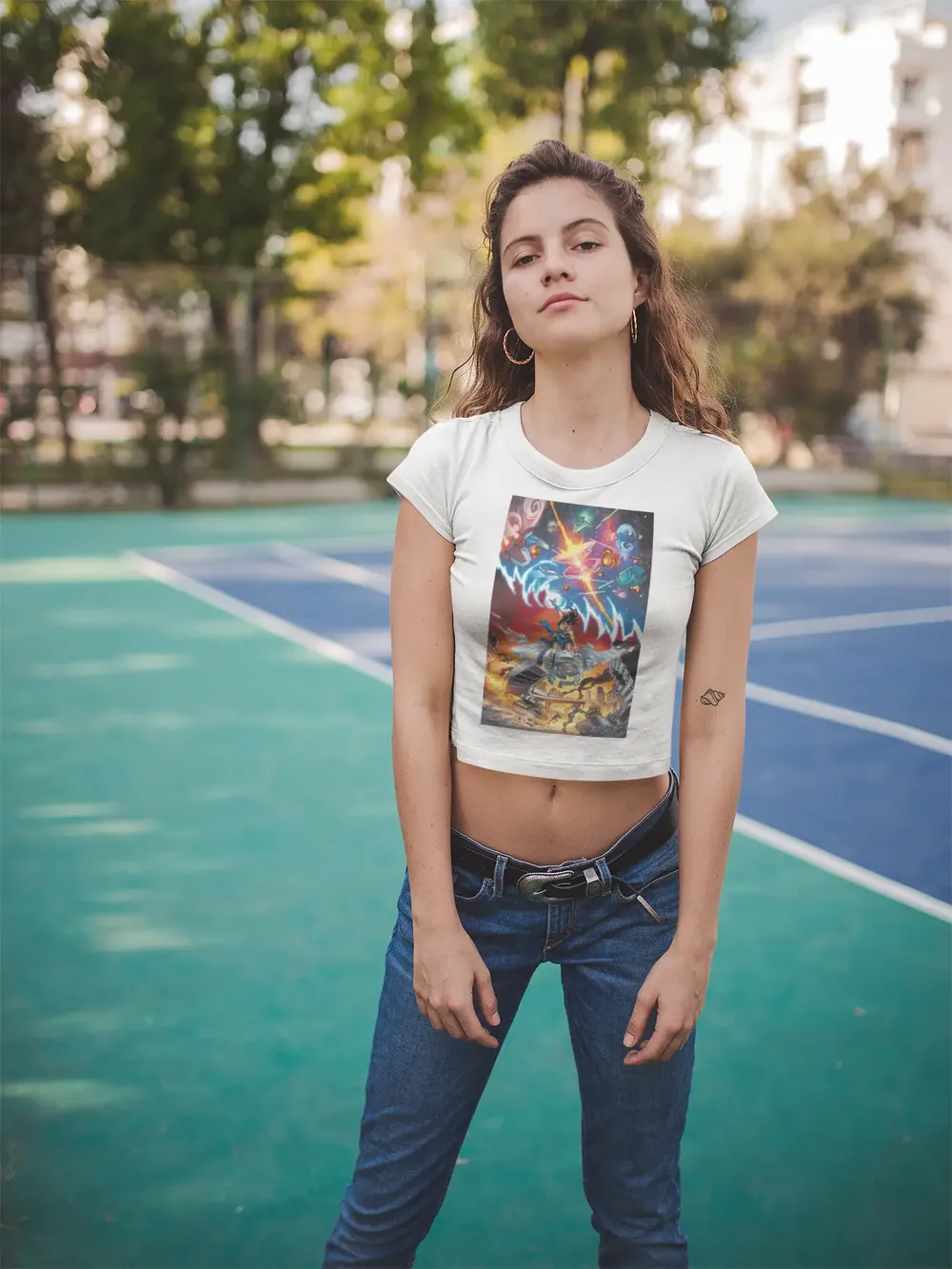 The Creators "Regina" Premium Crop Tee image 4