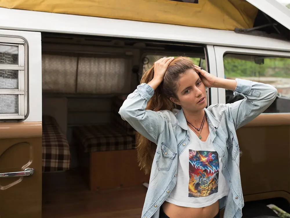 The Creators "Regina" Premium Crop Tee image 50