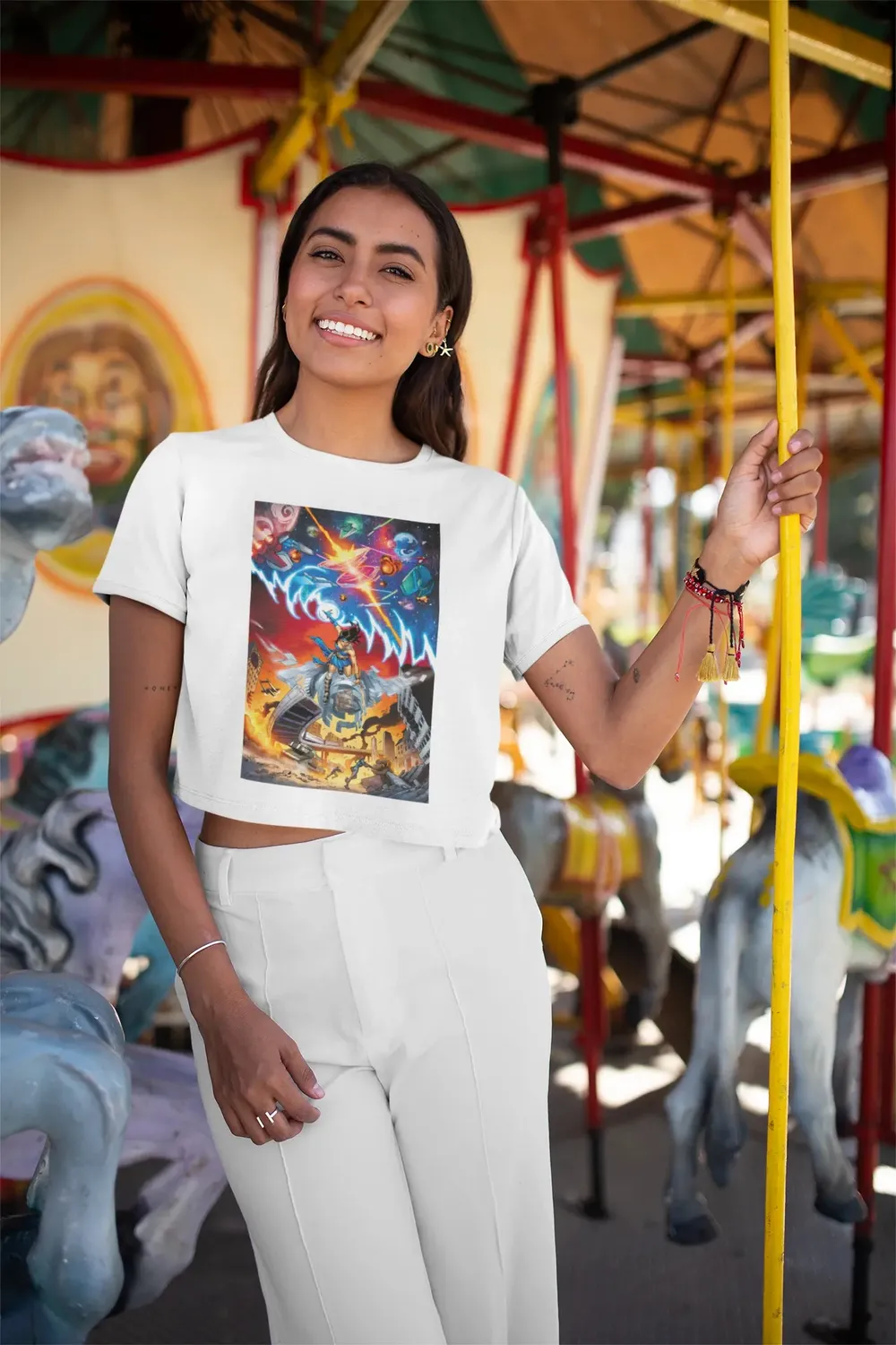 The Creators "Regina" Premium Crop Tee image 77
