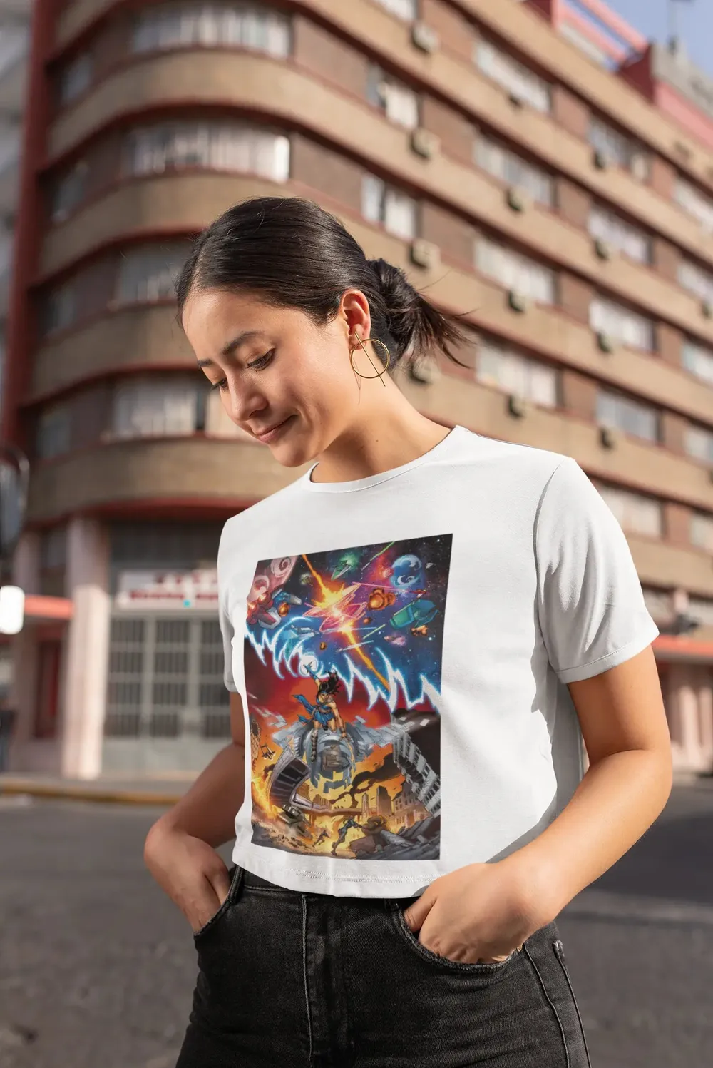 The Creators "Regina" Premium Crop Tee image 79