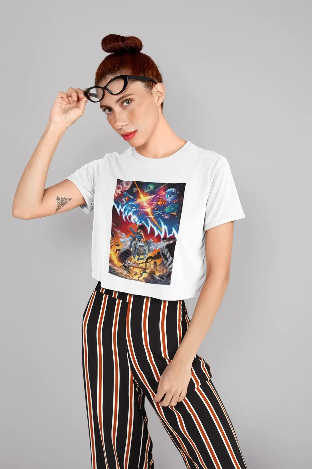 The Creators "Regina" Premium Crop Tee image 80