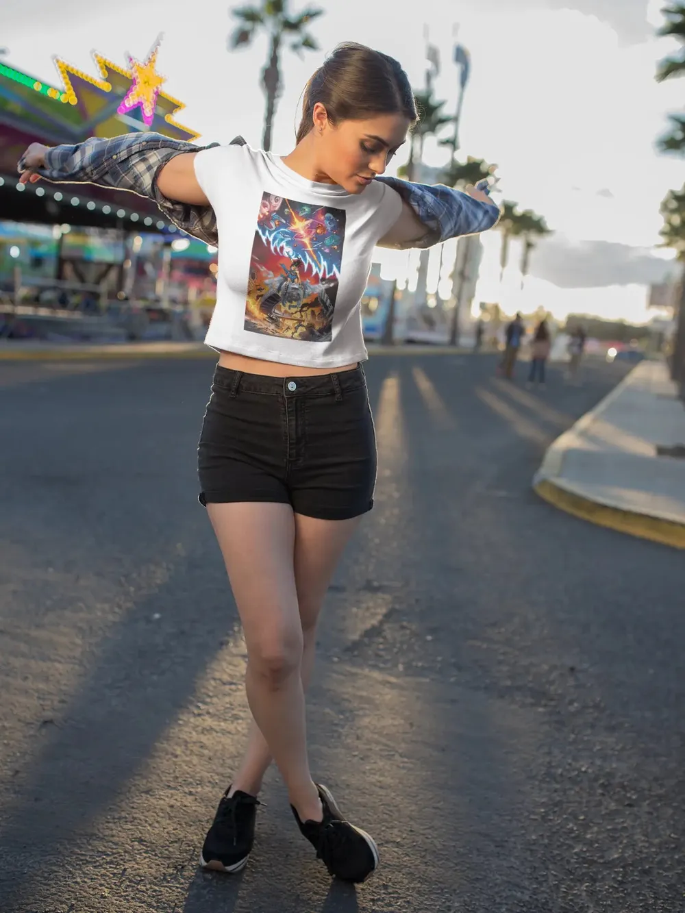 The Creators "Regina" Premium Crop Tee image 87